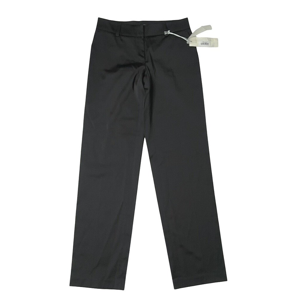 Andrea Rosati Sateen Straight Leg Low Rise Trouser Pants US 8 TG 42 Italy NWT